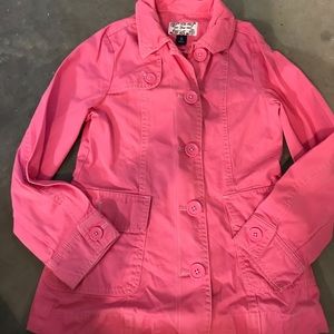 Girls Gap Pink Spring Jacket Size M